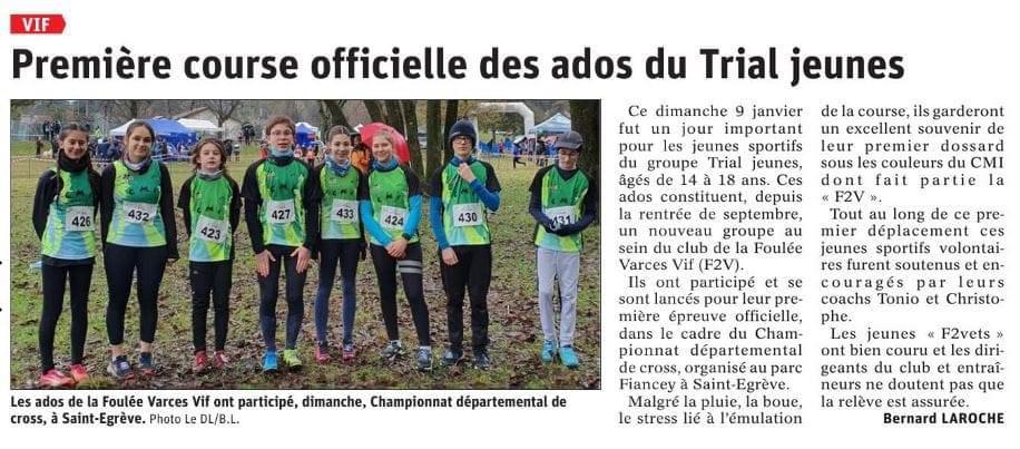 Cross jeunes 9 janvier 2022